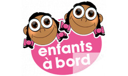 enfants à bord 2 filles