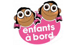 enfants à bord 2 filles