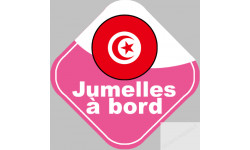 bebe a bord jumelle d'origine Tunisienne