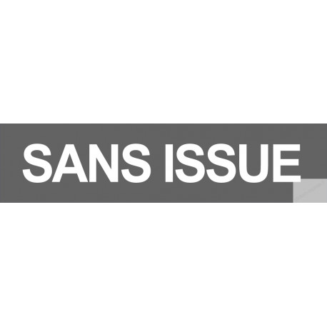 autocollant Sans issue gris