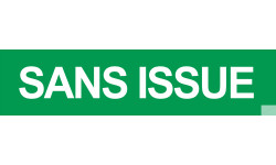 autocollant Sans issue vert