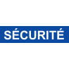 autocollant securite bleu