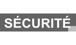 autocollant securite gris