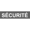 autocollant securite gris