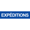 autocollant expeditions bleu