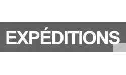 autocollant expeditions gris