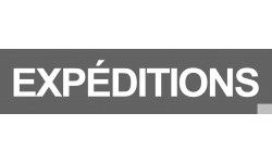 autocollant expeditions gris