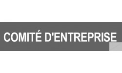 autocollant comite d'entreprise gris