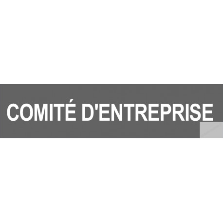 autocollant comite d'entreprise gris