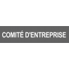 autocollant comite d'entreprise gris