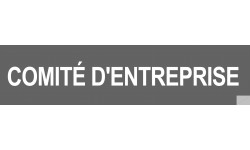 autocollant comite d'entreprise gris