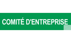 autocollant comite d'entreprise vert