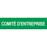 autocollant comite d'entreprise vert