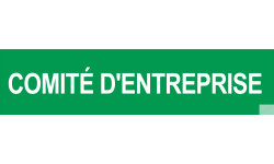 autocollant comite d'entreprise vert