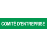 autocollant comite d'entreprise vert