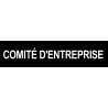 autocollant comite d'entreprise noir