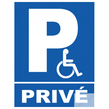 Parking handicap prive