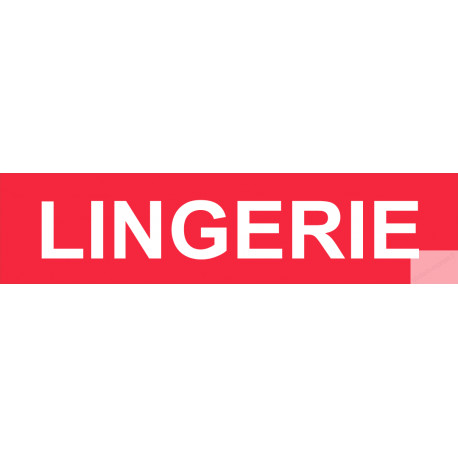 autocollant LINGERIE ROUGE