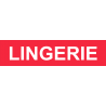 autocollant LINGERIE ROUGE