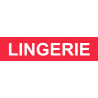 autocollant LINGERIE ROUGE