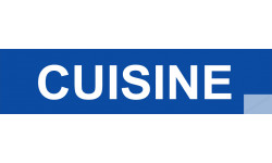 autocollant CUISINE BLEU