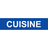 autocollant CUISINE BLEU