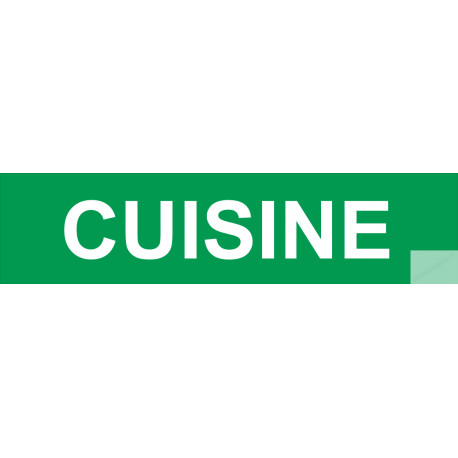 autocollant CUISINE VERT