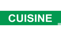 autocollant CUISINE VERT