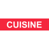 autocollant CUISINE ROUGE