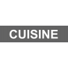 autocollant CUISINE GRIS