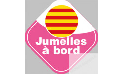 Stickers autocollant jumelles catalanes