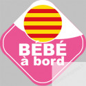 bebe a bord fille catalane