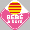 bebe a bord fille catalane