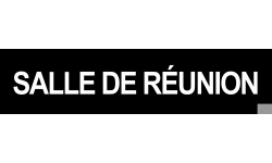 autocollant SALLE DE REUNION NOIR