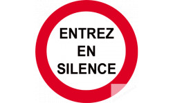 autocollant entree en silence