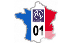 autocollant FRANCE 01