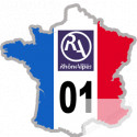 autocollant FRANCE 01