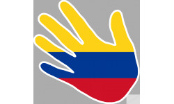 drapeau Colombie main