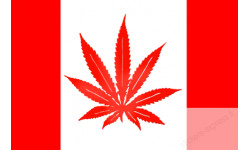 Drapeau canada canabis