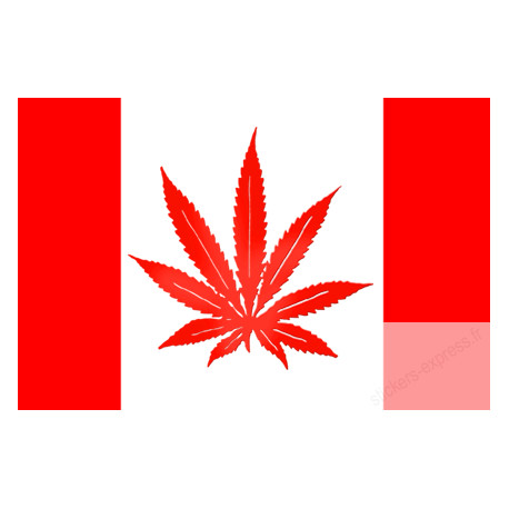 Drapeau canada canabis