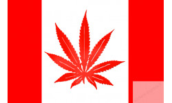 Drapeau canada canabis