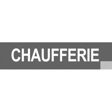 Autocollant CHAUFFERIE