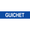 Autocollant GUICHET 