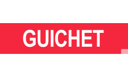 Autocollant GUICHET 