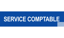 Autocollant SERVICE COMPTABLE