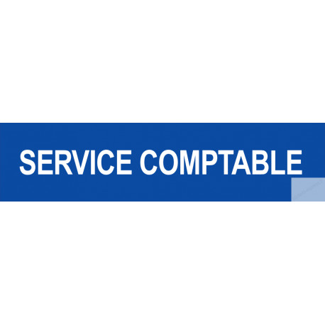 Autocollant SERVICE COMPTABLE