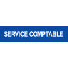 Autocollant SERVICE COMPTABLE