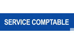 Autocollant SERVICE COMPTABLE