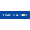 Autocollant SERVICE COMPTABLE