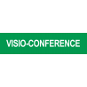 Autocollant VISIO-CONFERENCE vert